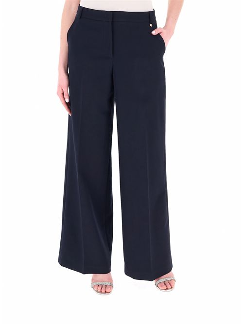 Pantaloni palazzo con doppio cintone. LIU JO | WA6099TS896/9391A